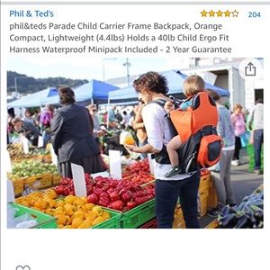 Like new baby carrier- Phil and Teds